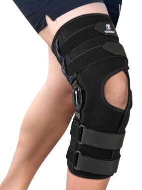 * TIMTAKBO Plus Size Knee Brace Adjustable with Side Stabilizers,Support XXL